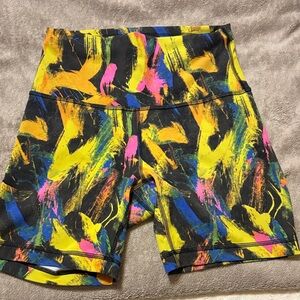 Lululemon Athletica Multicolor Bike Shorts
